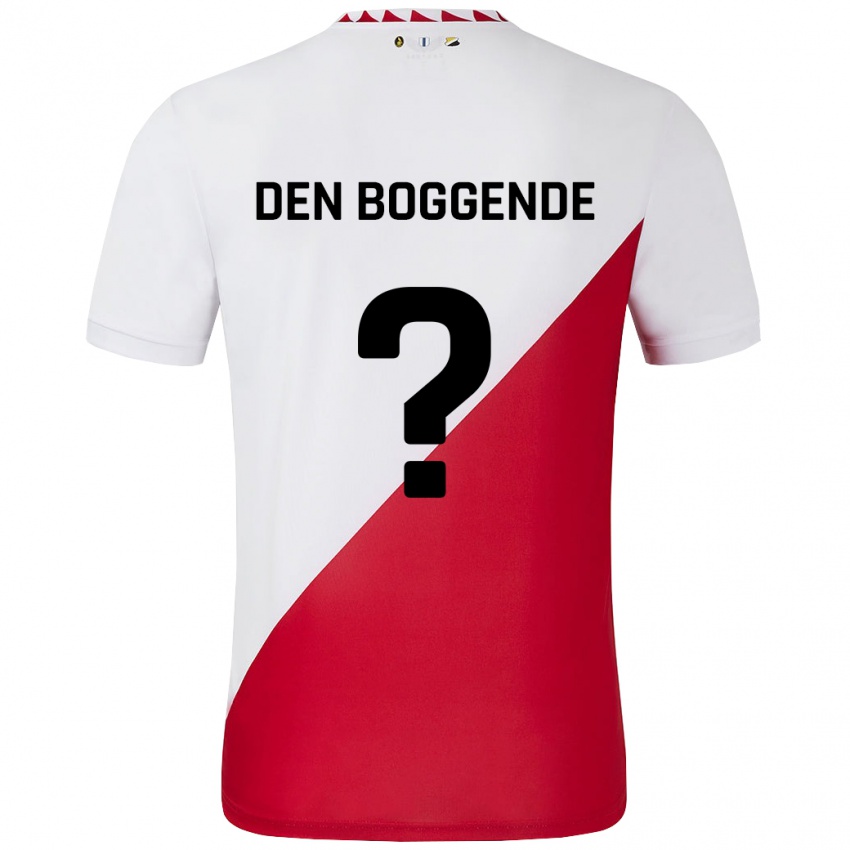 Herren Tijn Den Boggende #0 Weiß Rot Heimtrikot Trikot 2024/25 T-Shirt Schweiz