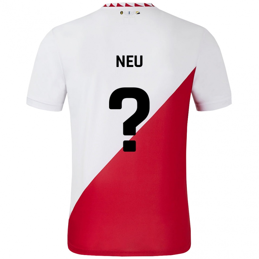 Herren Luca Neu #0 Weiß Rot Heimtrikot Trikot 2024/25 T-Shirt Schweiz