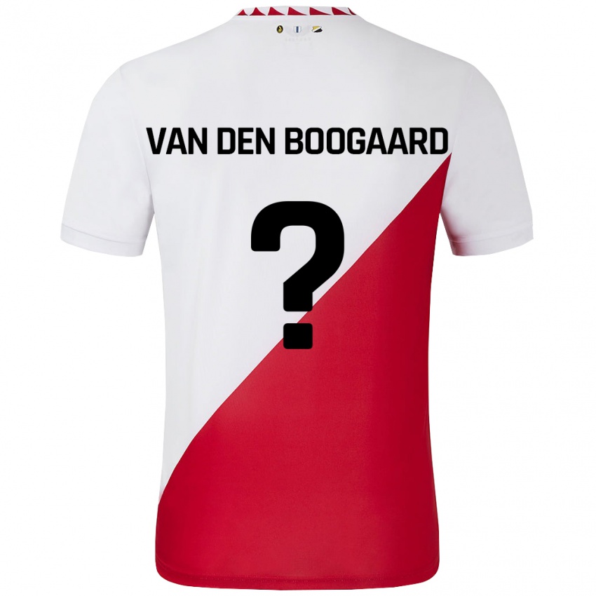 Herren Brian Van Den Boogaard #0 Weiß Rot Heimtrikot Trikot 2024/25 T-Shirt Schweiz