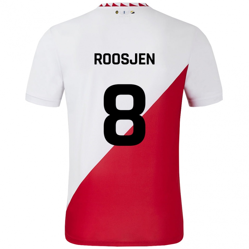 Herren Judith Roosjen #8 Weiß Rot Heimtrikot Trikot 2024/25 T-Shirt Schweiz