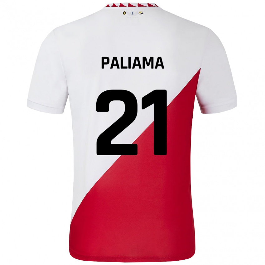 Herren Joni Paliama #21 Weiß Rot Heimtrikot Trikot 2024/25 T-Shirt Schweiz