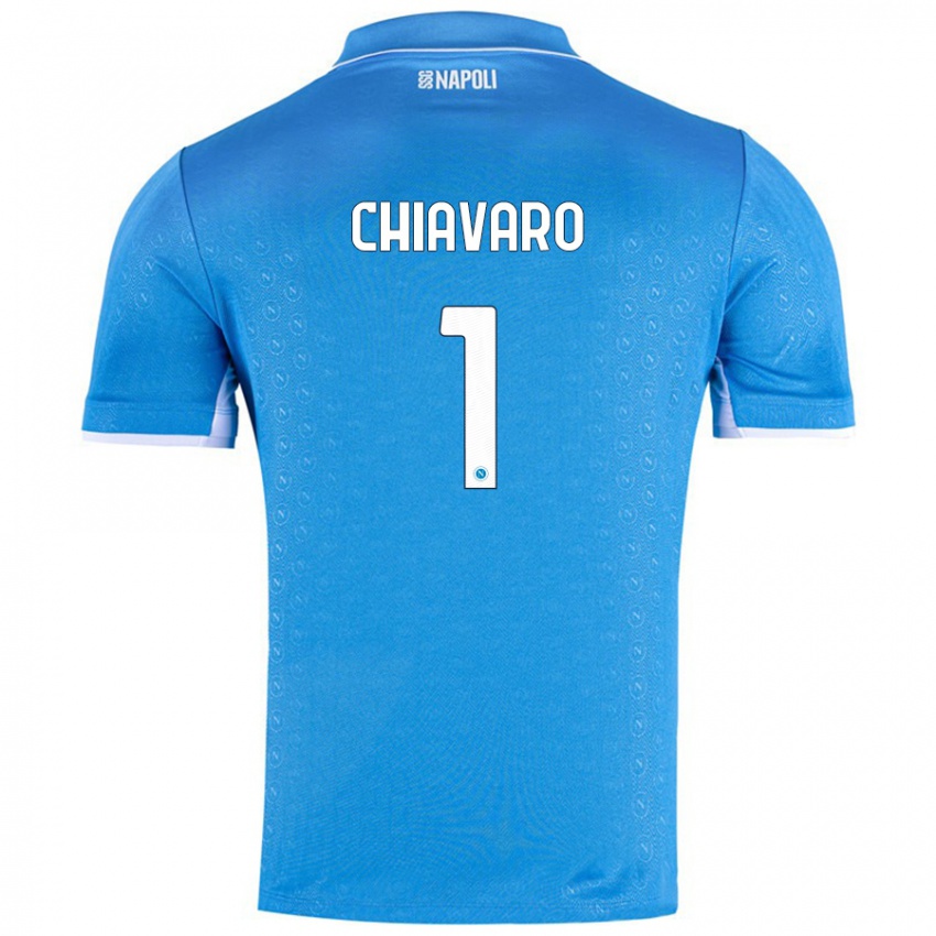 Homme Maillot Kelly Chiavaro #1 Bleu Ciel Tenues Domicile 2024/25 T-Shirt Suisse