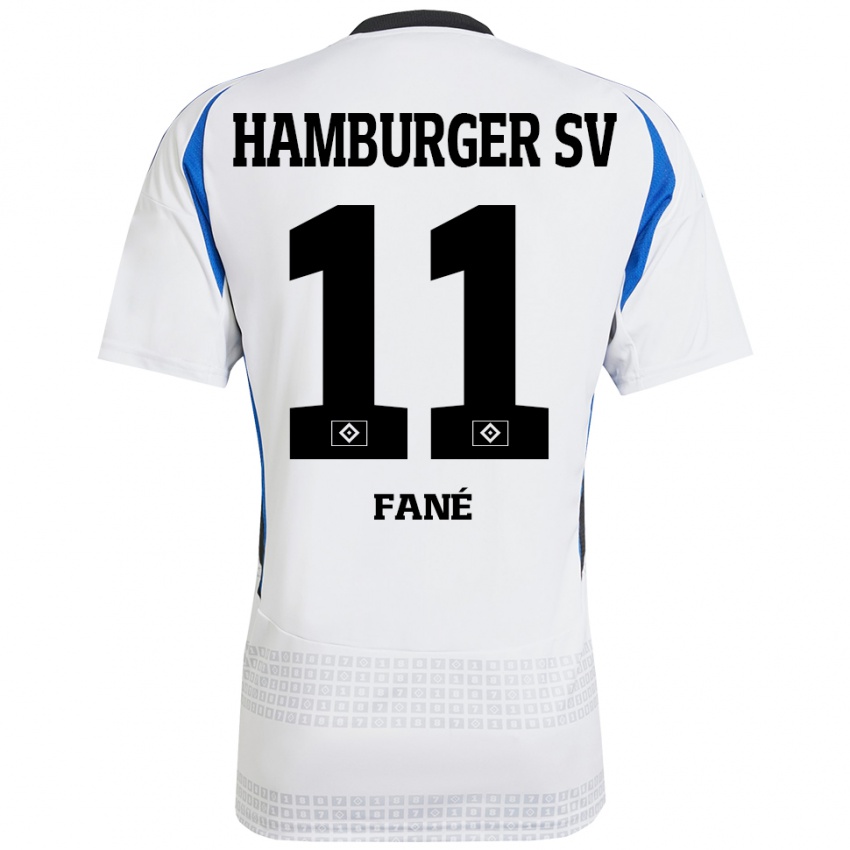 Herren Sidi Fané #11 Weiß Blau Heimtrikot Trikot 2024/25 T-Shirt Schweiz