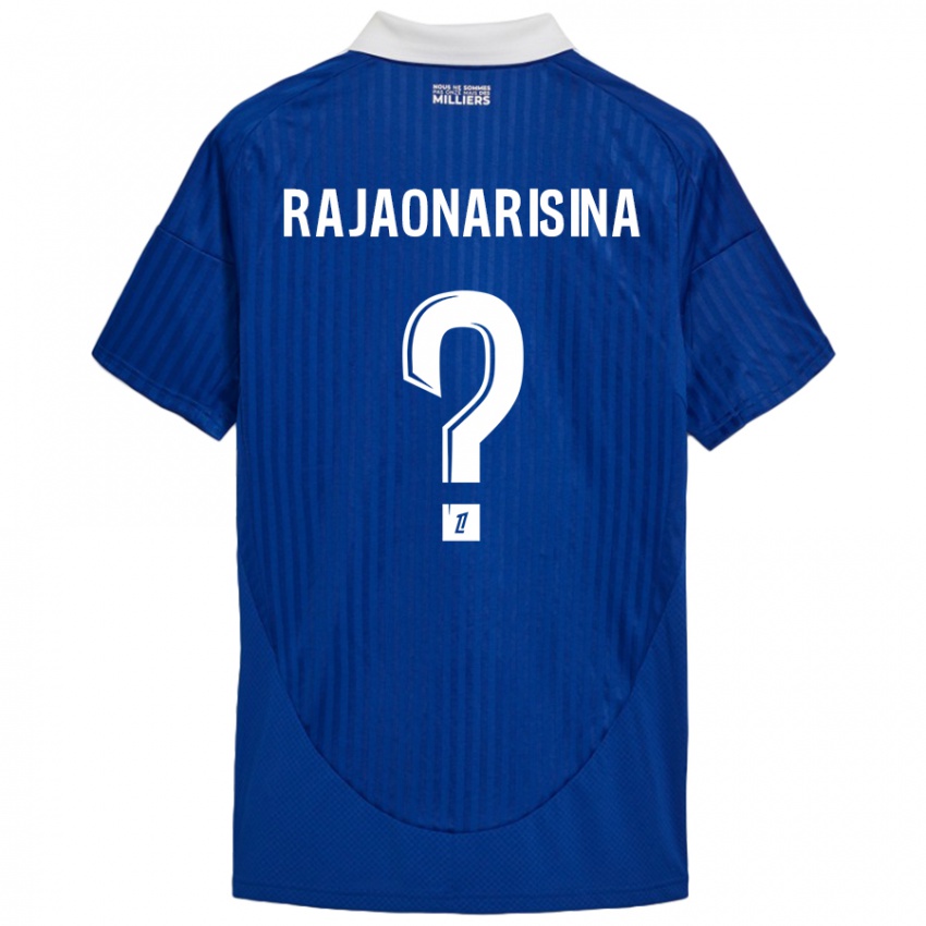 Herren Noah Rajaonarisina #0 Blau Weiß Heimtrikot Trikot 2024/25 T-Shirt Schweiz