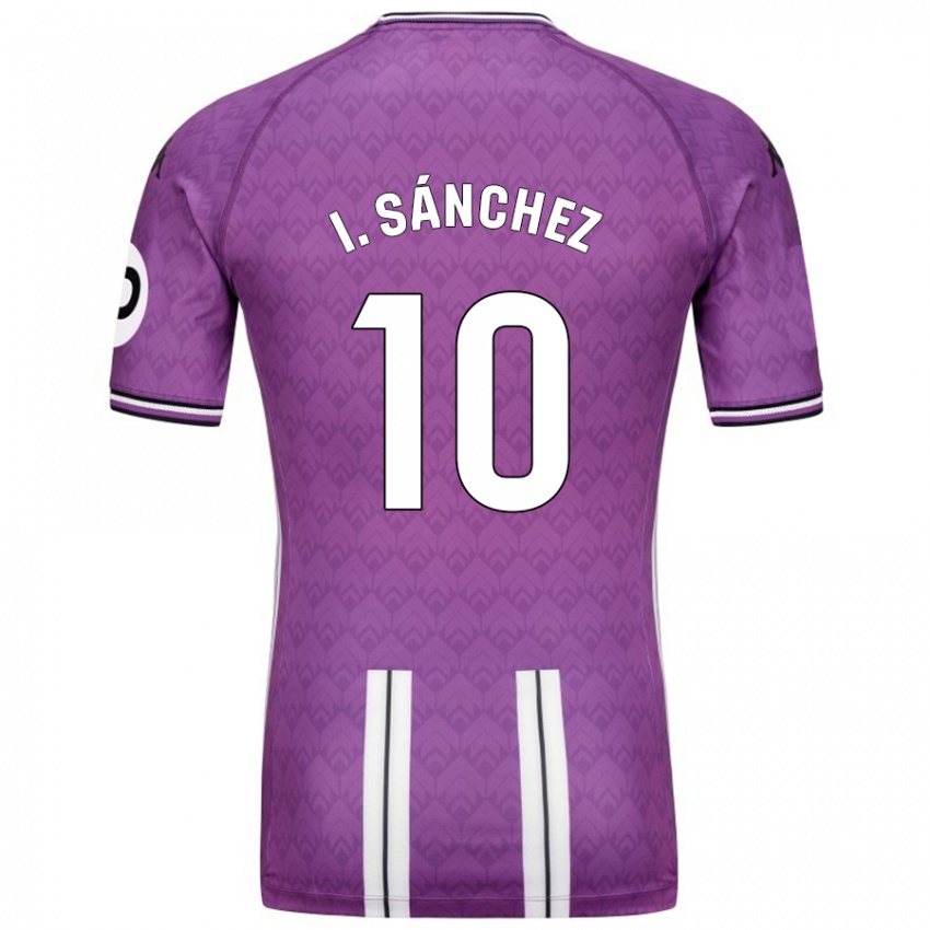 Homme Maillot Iván Sánchez #10 Violet Blanc Tenues Domicile 2024/25 T-Shirt Suisse