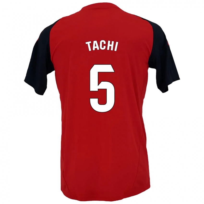 Herren Tachi #5 Rot Schwarz Heimtrikot Trikot 2024/25 T-Shirt Schweiz