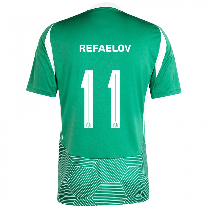 Herren Lior Refaelov #11 Grün Weiß Heimtrikot Trikot 2024/25 T-Shirt Schweiz