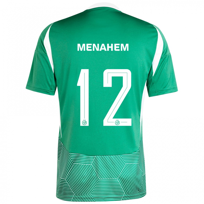 Herren Sun Menahem #12 Grün Weiß Heimtrikot Trikot 2024/25 T-Shirt Schweiz