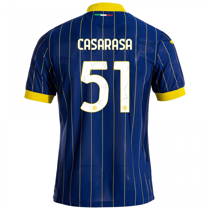 Herren Asia Casarasa #51 Blau Gelb Heimtrikot Trikot 2024/25 T-Shirt Schweiz