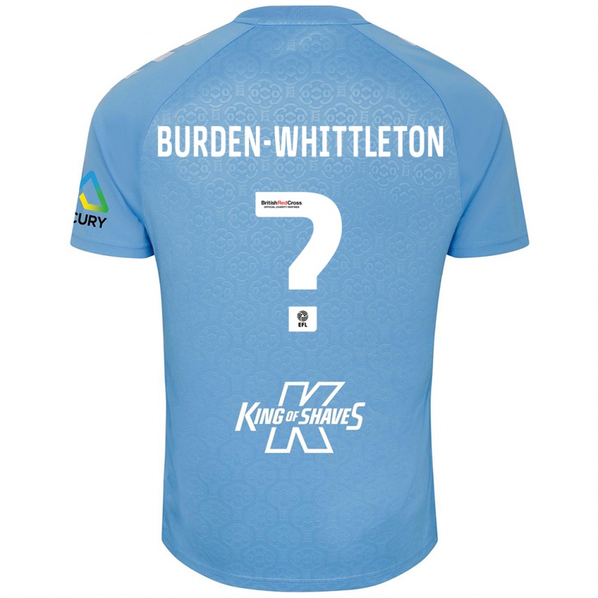 Herren Charlie Burden-Whittleton #0 Blau Weiß Heimtrikot Trikot 2024/25 T-Shirt Schweiz