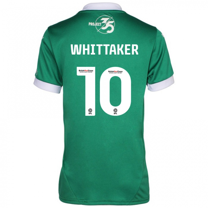 Herren Morgan Whittaker #10 Grün Weiß Heimtrikot Trikot 2024/25 T-Shirt Schweiz