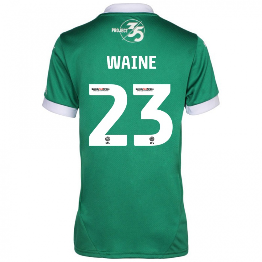 Herren Ben Waine #23 Grün Weiß Heimtrikot Trikot 2024/25 T-Shirt Schweiz