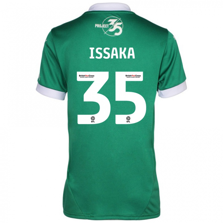 Herren Freddie Issaka #35 Grün Weiß Heimtrikot Trikot 2024/25 T-Shirt Schweiz