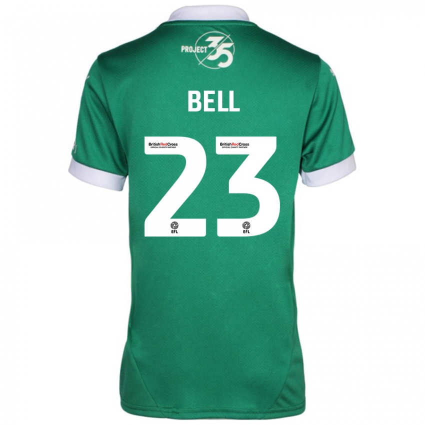 Herren Katelyn Bell #23 Grün Weiß Heimtrikot Trikot 2024/25 T-Shirt Schweiz