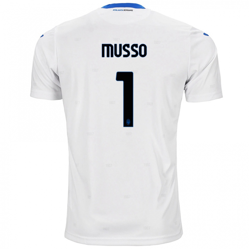 Herren Juan Musso #1 Weiß Auswärtstrikot Trikot 2024/25 T-Shirt Schweiz