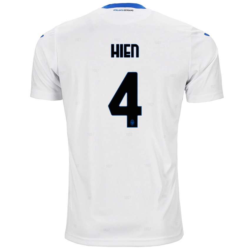 Herren Isak Hien #4 Weiß Auswärtstrikot Trikot 2024/25 T-Shirt Schweiz