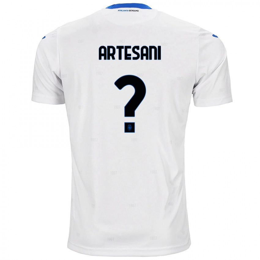 Herren Nicolò Artesani #0 Weiß Auswärtstrikot Trikot 2024/25 T-Shirt Schweiz