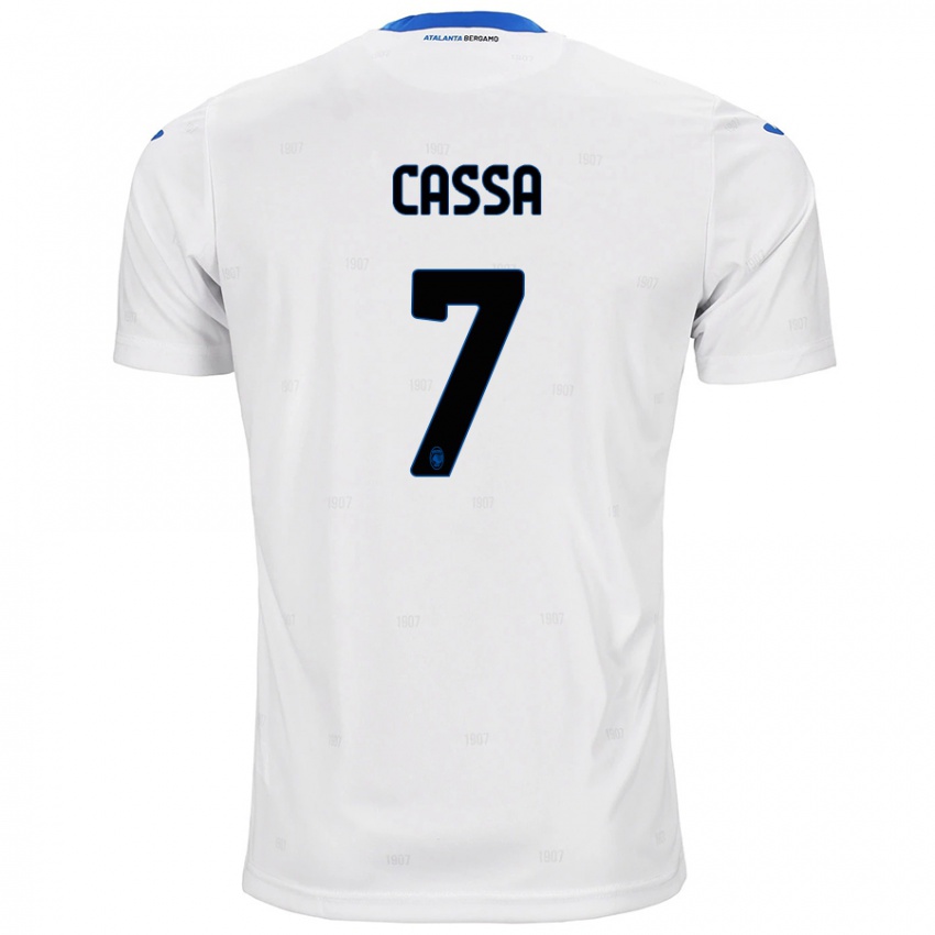 Herren Federico Cassa #7 Weiß Auswärtstrikot Trikot 2024/25 T-Shirt Schweiz