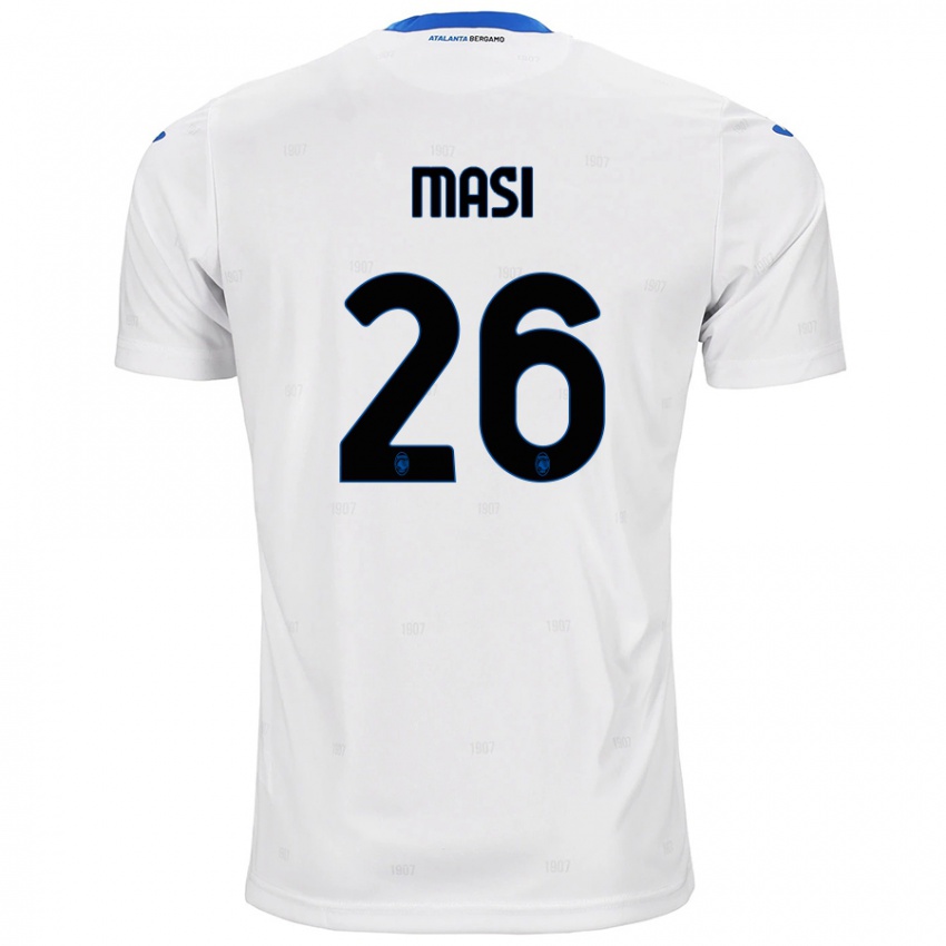 Herren Alberto Masi #26 Weiß Auswärtstrikot Trikot 2024/25 T-Shirt Schweiz