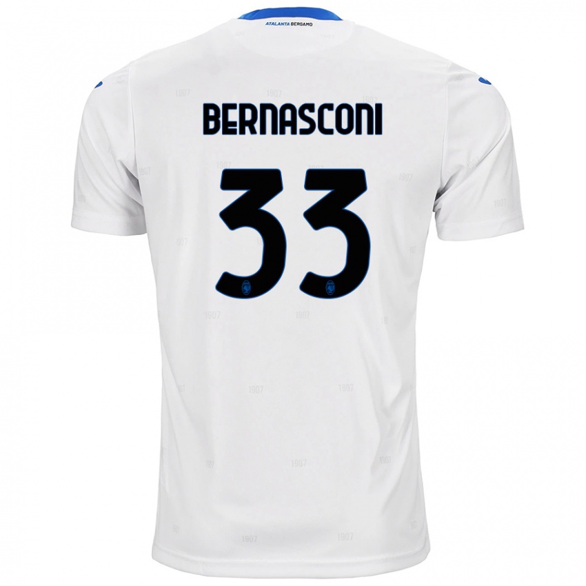 Herren Lorenzo Bernasconi #33 Weiß Auswärtstrikot Trikot 2024/25 T-Shirt Schweiz