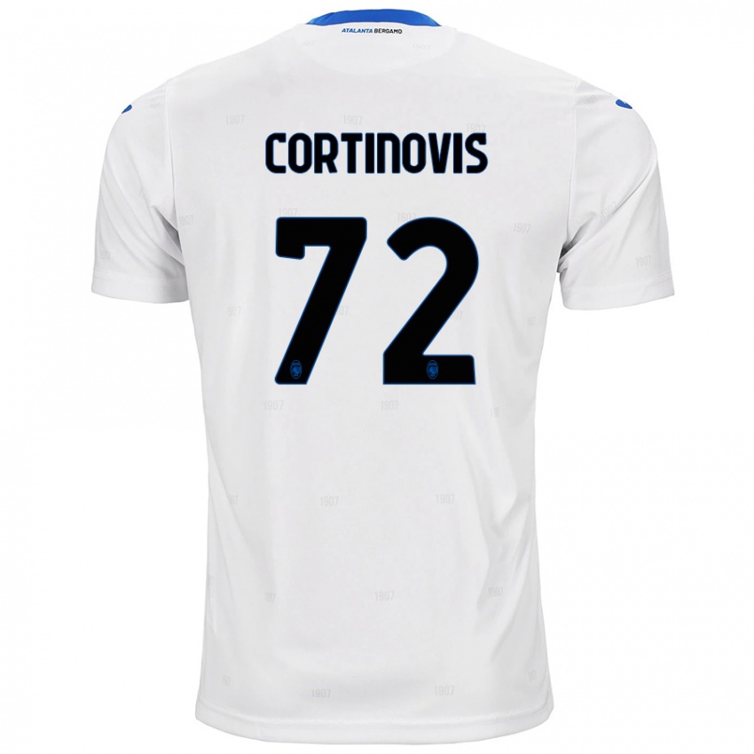 Herren Alessandro Cortinovis #72 Weiß Auswärtstrikot Trikot 2024/25 T-Shirt Schweiz