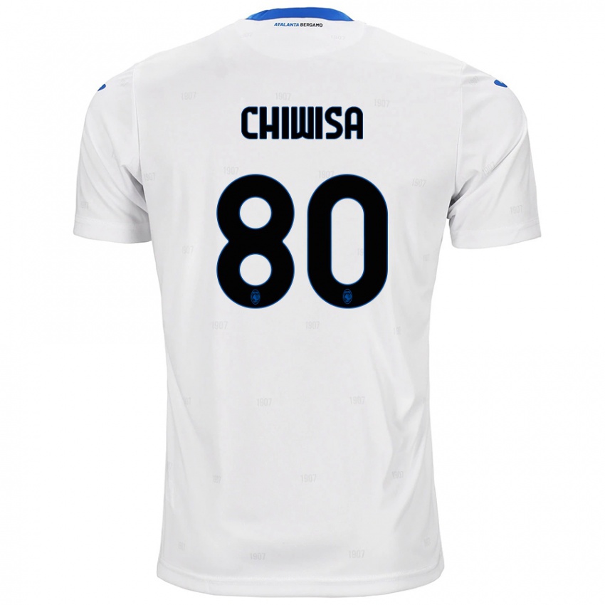 Herren Mannah Chiwisa #80 Weiß Auswärtstrikot Trikot 2024/25 T-Shirt Schweiz