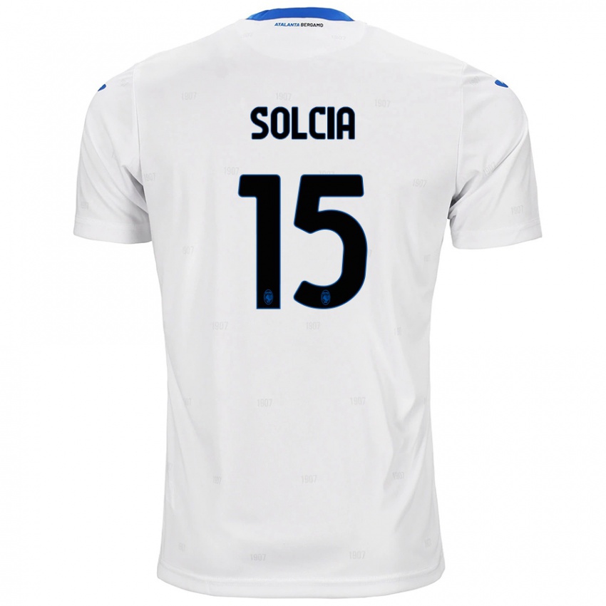 Herren Daniele Solcia #15 Weiß Auswärtstrikot Trikot 2024/25 T-Shirt Schweiz