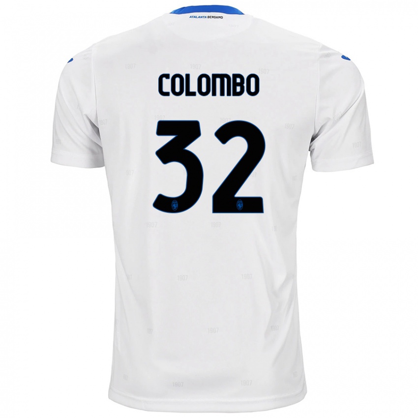 Herren Matteo Colombo #32 Weiß Auswärtstrikot Trikot 2024/25 T-Shirt Schweiz