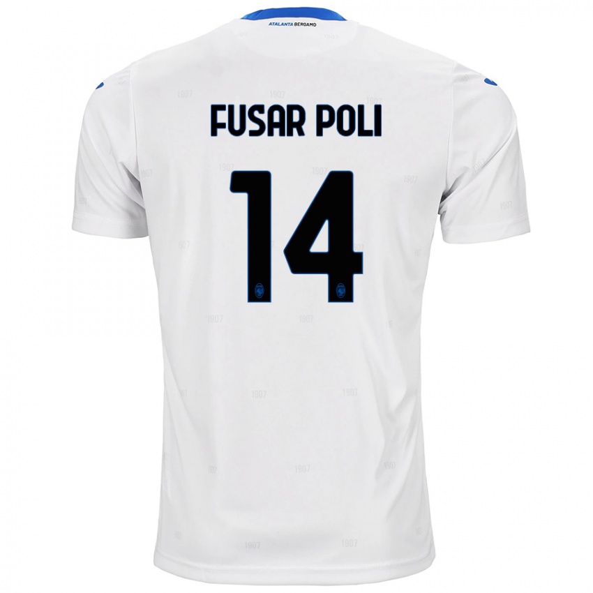 Herren Giulia Fusar Poli #14 Weiß Auswärtstrikot Trikot 2024/25 T-Shirt Schweiz