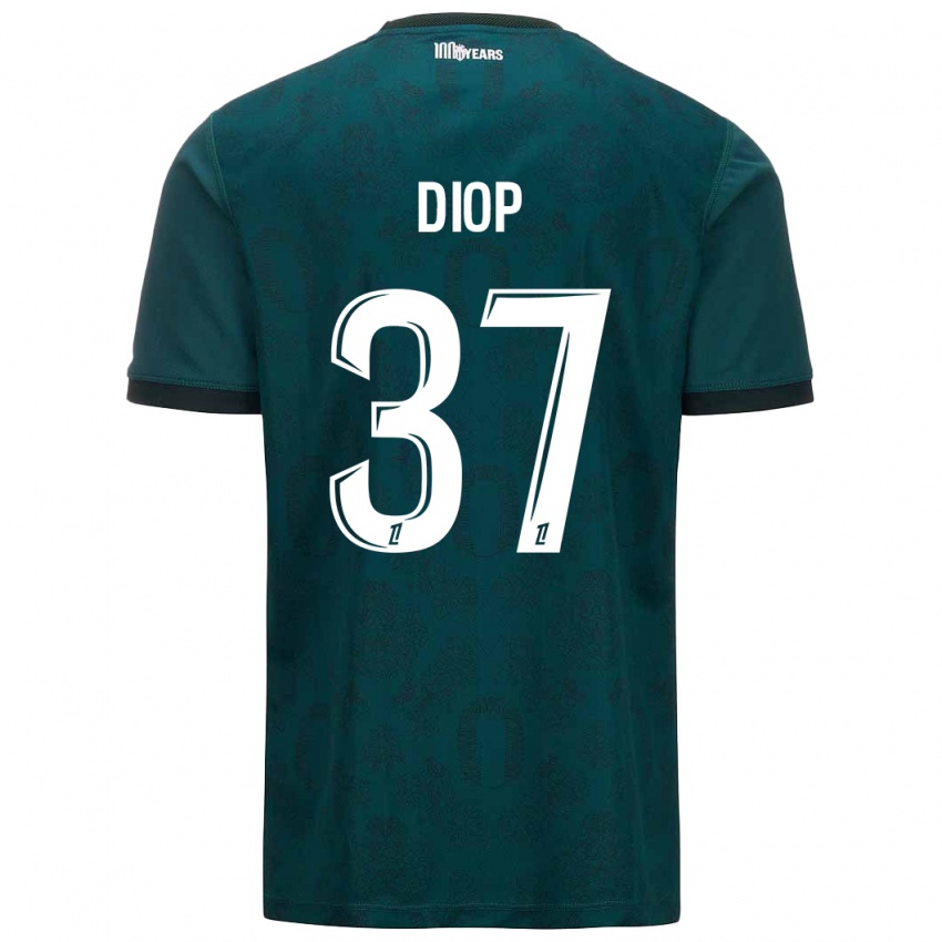 Homme Maillot Edan Diop #37 Vert Foncé Tenues Extérieur 2024/25 T-Shirt Suisse