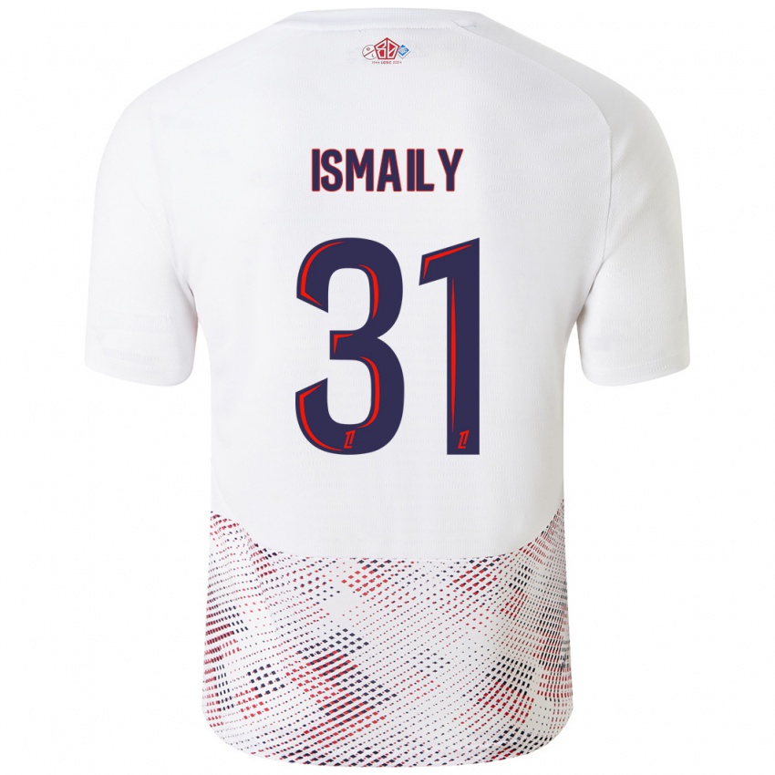 Homme Maillot Ismaily #31 Blanc Bleu Royal Tenues Extérieur 2024/25 T-Shirt Suisse