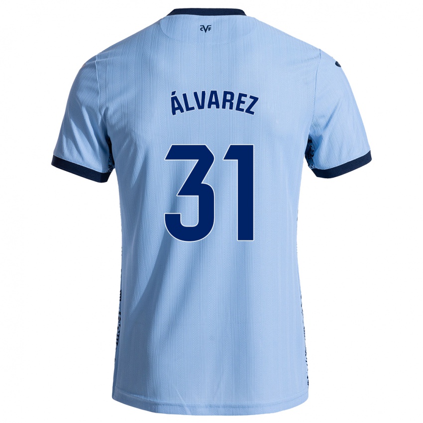 Herren Iker Álvarez #31 Himmelblau Auswärtstrikot Trikot 2024/25 T-Shirt Schweiz