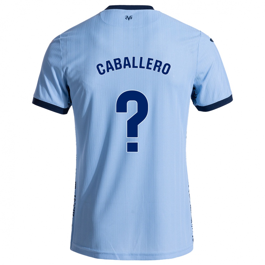 Herren Jesús Caballero #0 Himmelblau Auswärtstrikot Trikot 2024/25 T-Shirt Schweiz