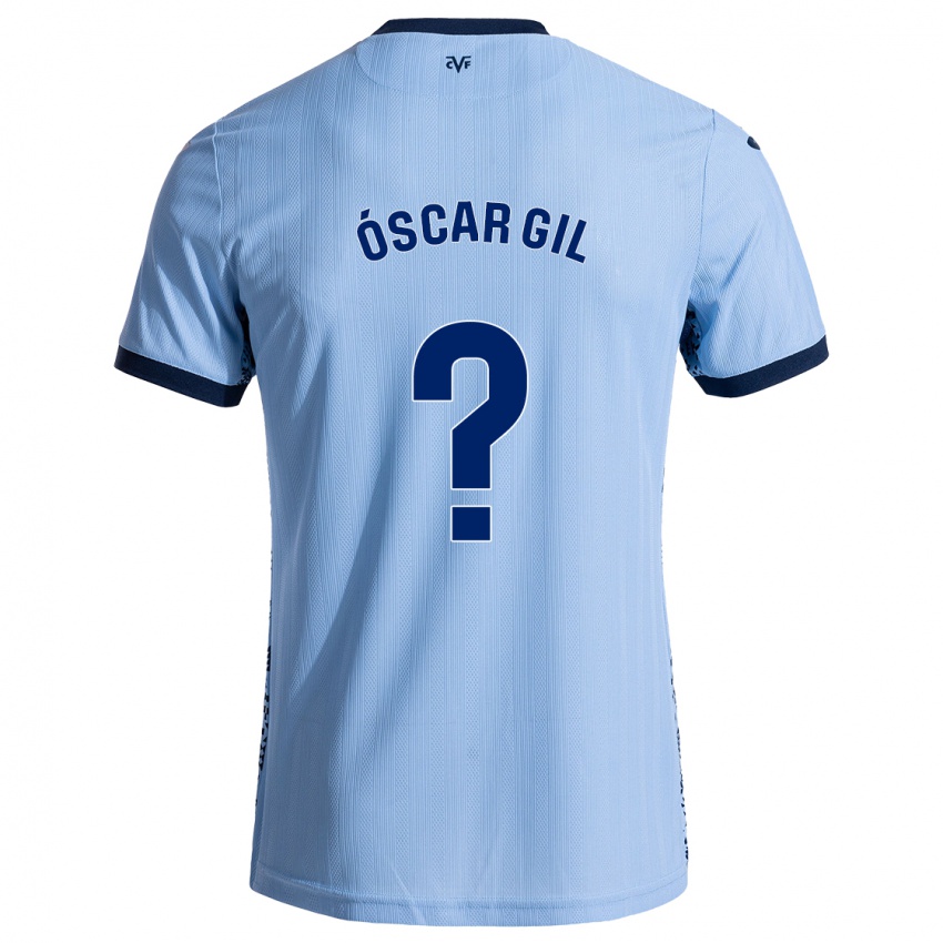 Herren Óscar Gil #0 Himmelblau Auswärtstrikot Trikot 2024/25 T-Shirt Schweiz