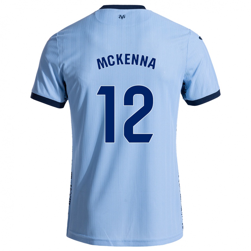 Herren Kayla Mckenna #12 Himmelblau Auswärtstrikot Trikot 2024/25 T-Shirt Schweiz