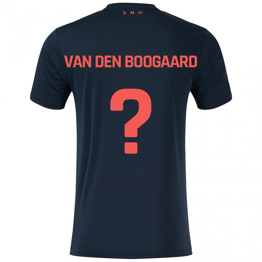 Herren Brian Van Den Boogaard #0 Schwarz Rot Auswärtstrikot Trikot 2024/25 T-Shirt Schweiz