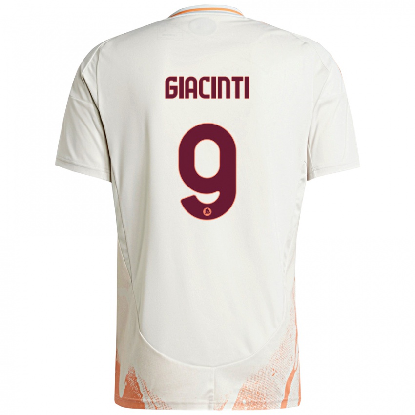 Herren Valentina Giacinti #9 Cremeweiß Orange Auswärtstrikot Trikot 2024/25 T-Shirt Schweiz