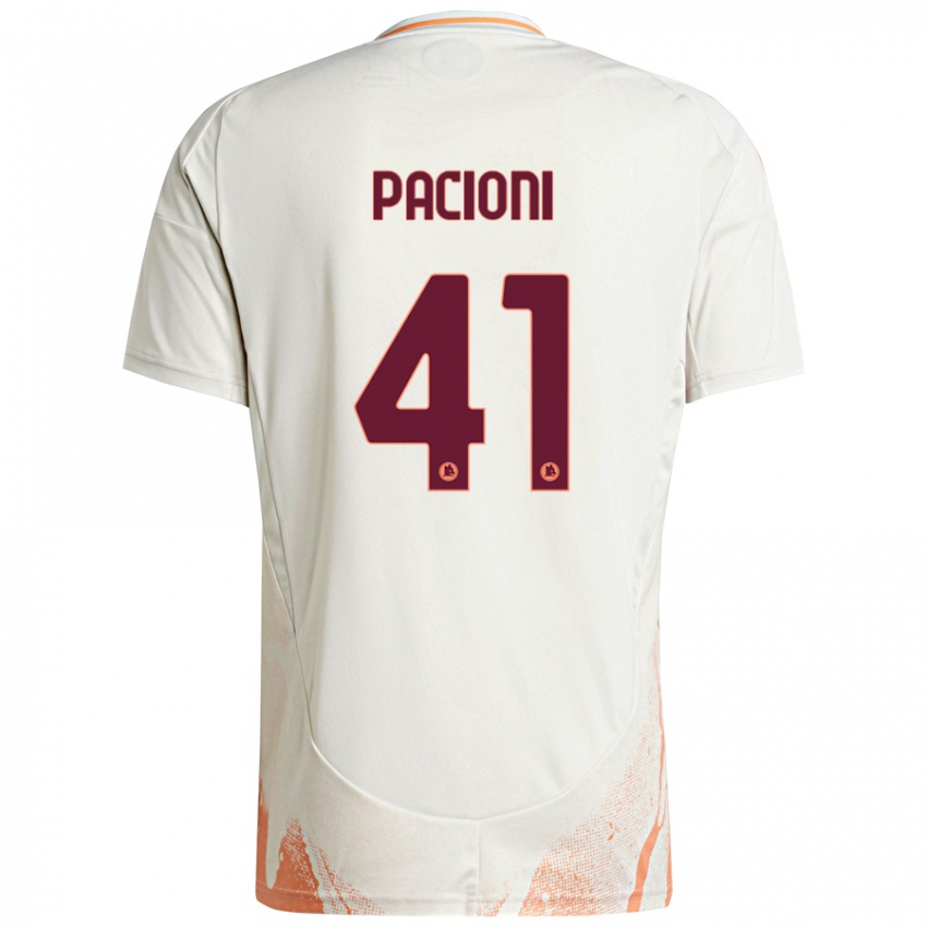 Herren Eleonora Pacioni #41 Cremeweiß Orange Auswärtstrikot Trikot 2024/25 T-Shirt Schweiz