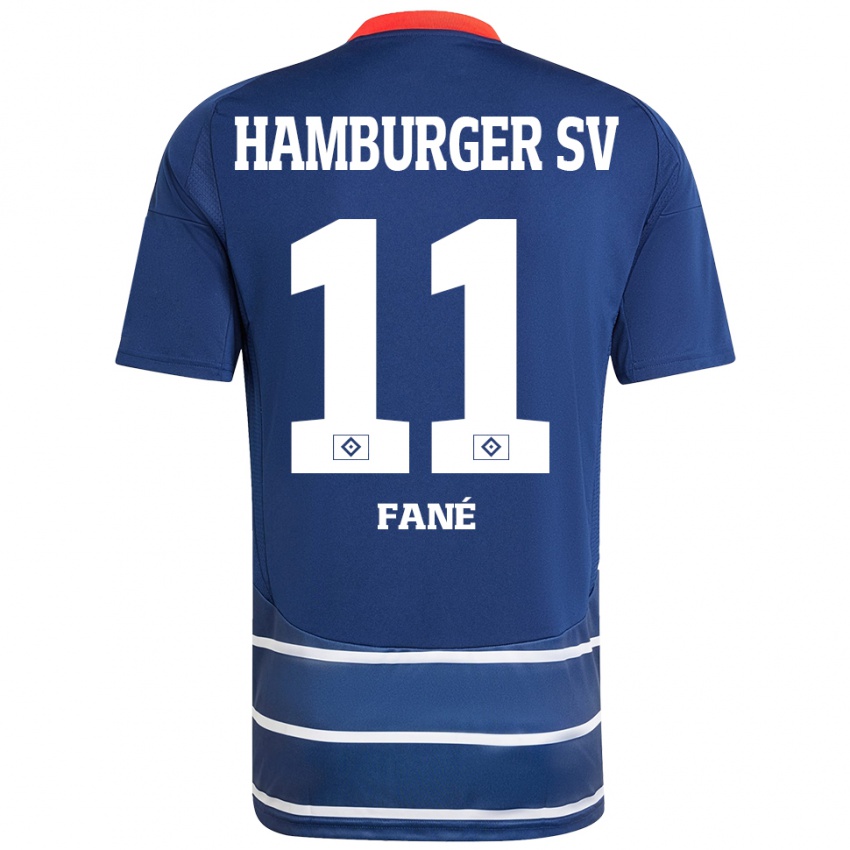 Herren Sidi Fané #11 Dunkelblau Auswärtstrikot Trikot 2024/25 T-Shirt Schweiz