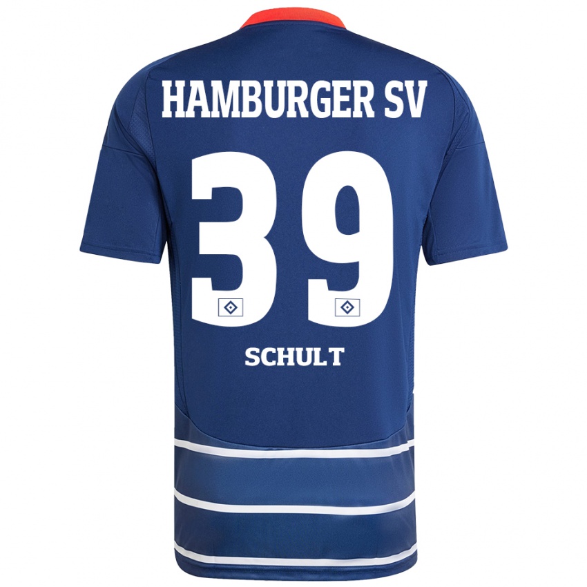 Herren Almuth Schult #39 Dunkelblau Auswärtstrikot Trikot 2024/25 T-Shirt Schweiz