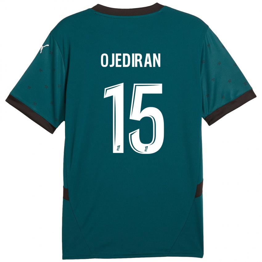 Herren Hamzat Ojediran #15 Dunkelgrün Auswärtstrikot Trikot 2024/25 T-Shirt Schweiz