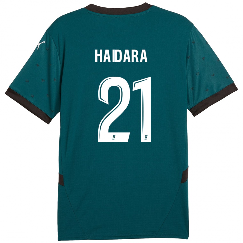 Herren Massadio Haidara #21 Dunkelgrün Auswärtstrikot Trikot 2024/25 T-Shirt Schweiz