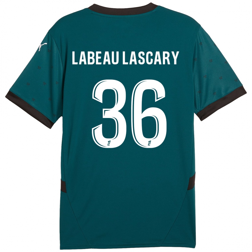 Herren Rémy Labeau Lascary #36 Dunkelgrün Auswärtstrikot Trikot 2024/25 T-Shirt Schweiz