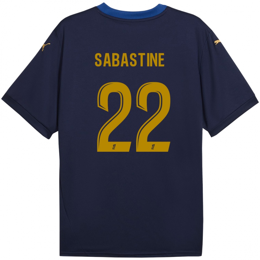 Herren Flourish Chioma Sabastine #22 Marineblau Gold Auswärtstrikot Trikot 2024/25 T-Shirt Schweiz