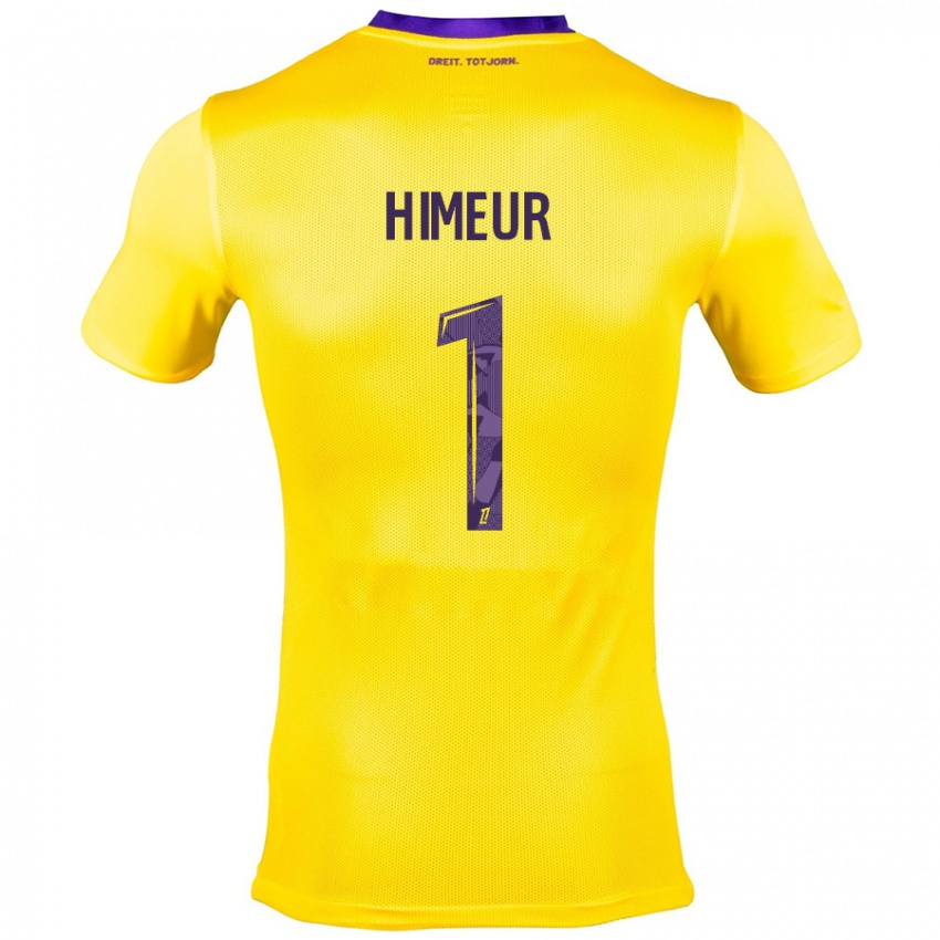 Homme Maillot Thomas Himeur #1 Jaune Violet Tenues Extérieur 2024/25 T-Shirt Suisse