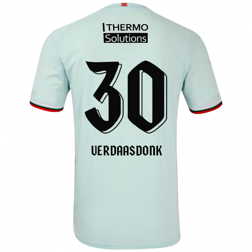 Herren Suus Verdaasdonk #30 Hellgrün Auswärtstrikot Trikot 2024/25 T-Shirt Schweiz