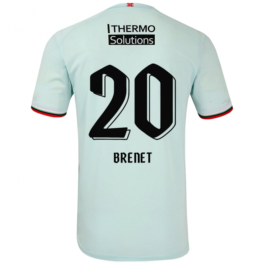 Herren Joshua Brenet #20 Hellgrün Auswärtstrikot Trikot 2024/25 T-Shirt Schweiz