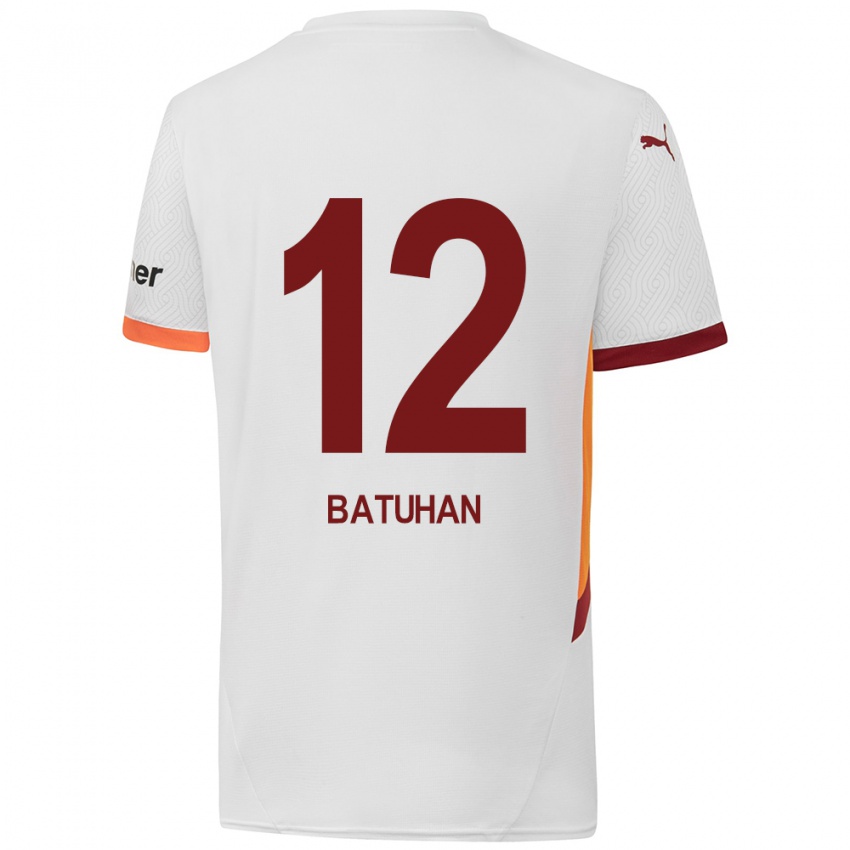 Herren Batuhan Şen #12 Weiß Gelb Rot Auswärtstrikot Trikot 2024/25 T-Shirt Schweiz