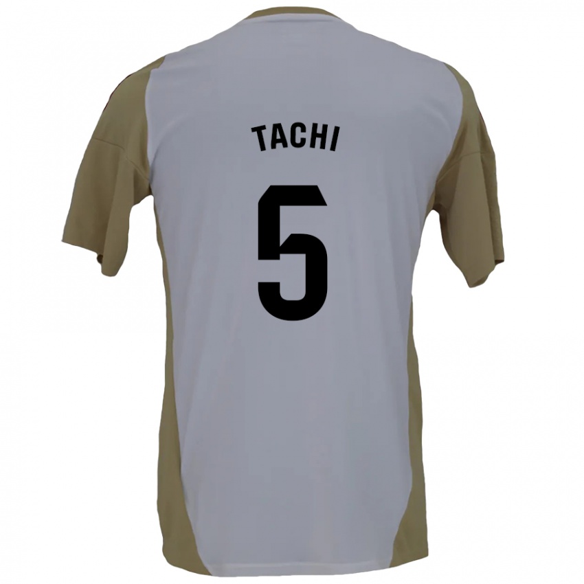 Herren Tachi #5 Braunweiß Auswärtstrikot Trikot 2024/25 T-Shirt Schweiz