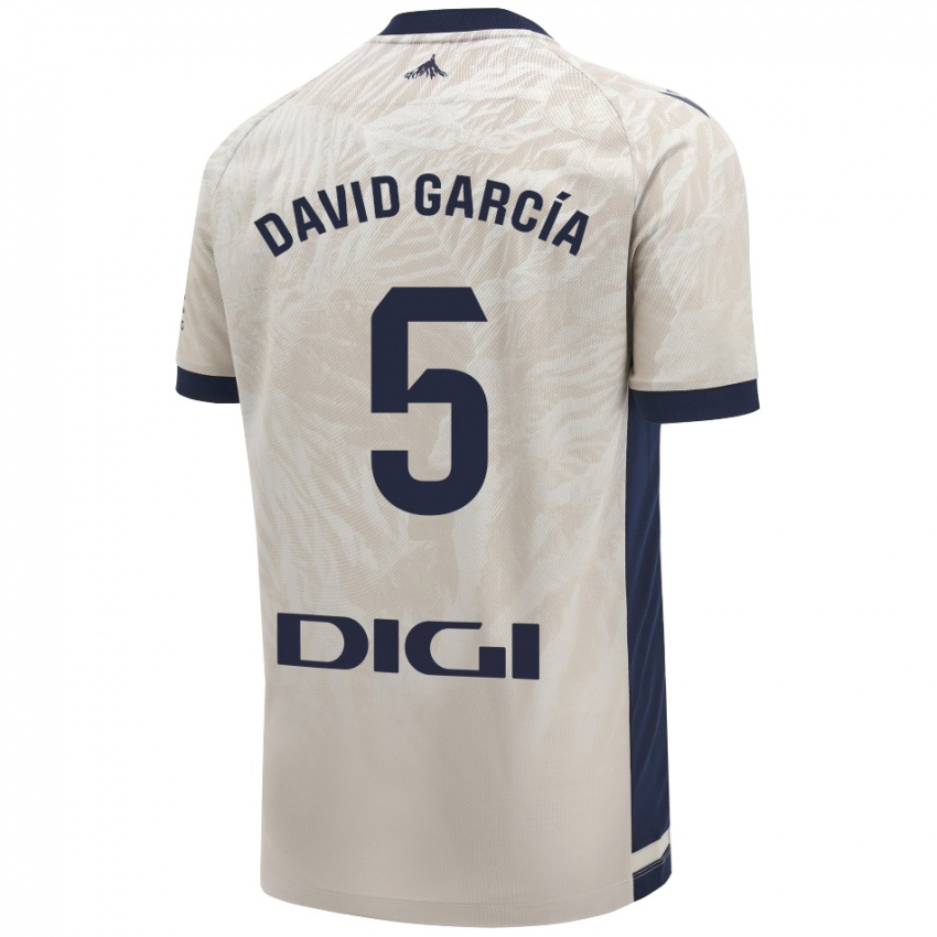 Herren David García #5 Hellgrau Auswärtstrikot Trikot 2024/25 T-Shirt Schweiz